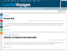 Tablet Screenshot of landfallvoyages.com